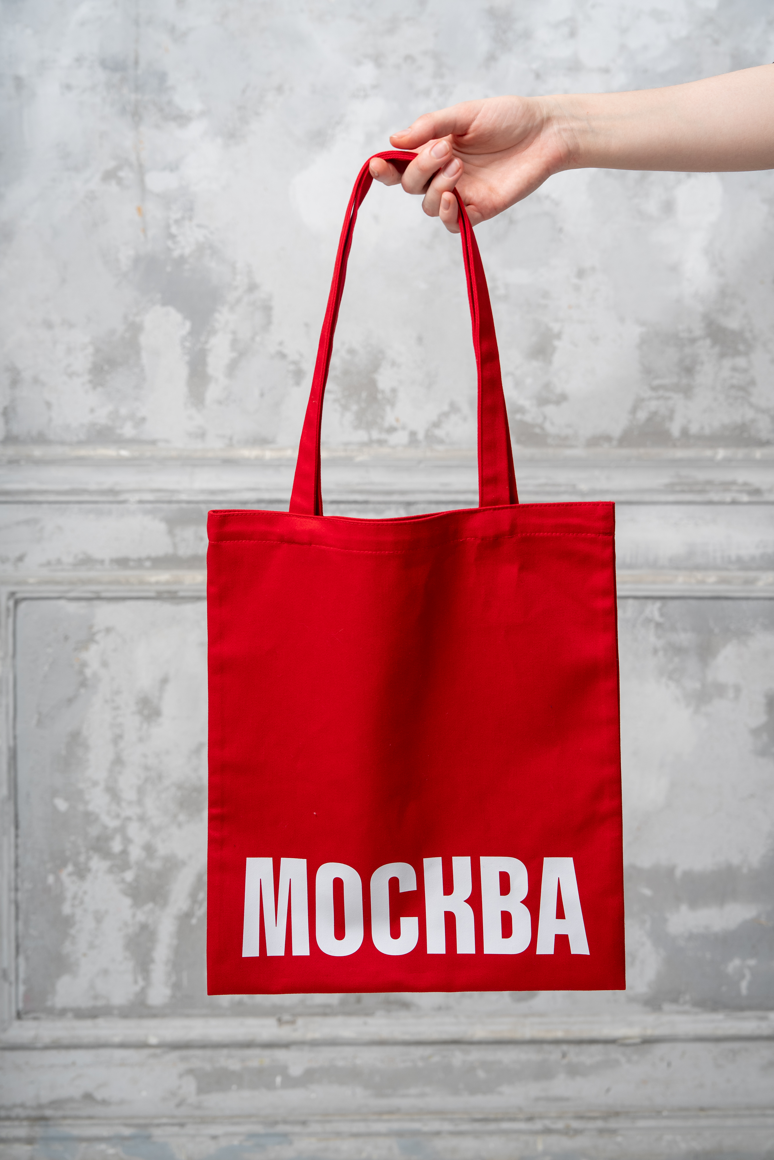 Шопер красный