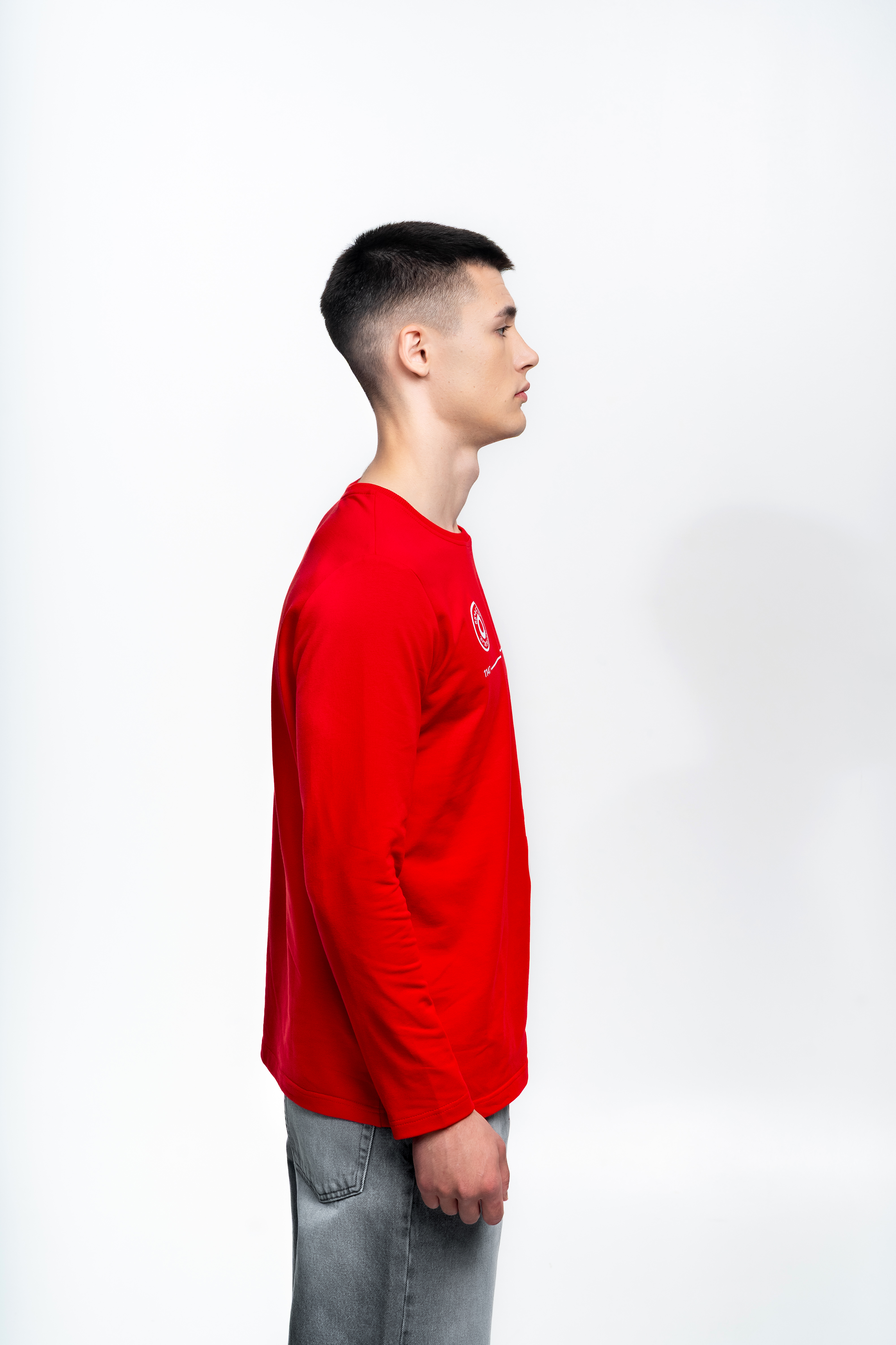 Красный лонгслив - Изображение 5