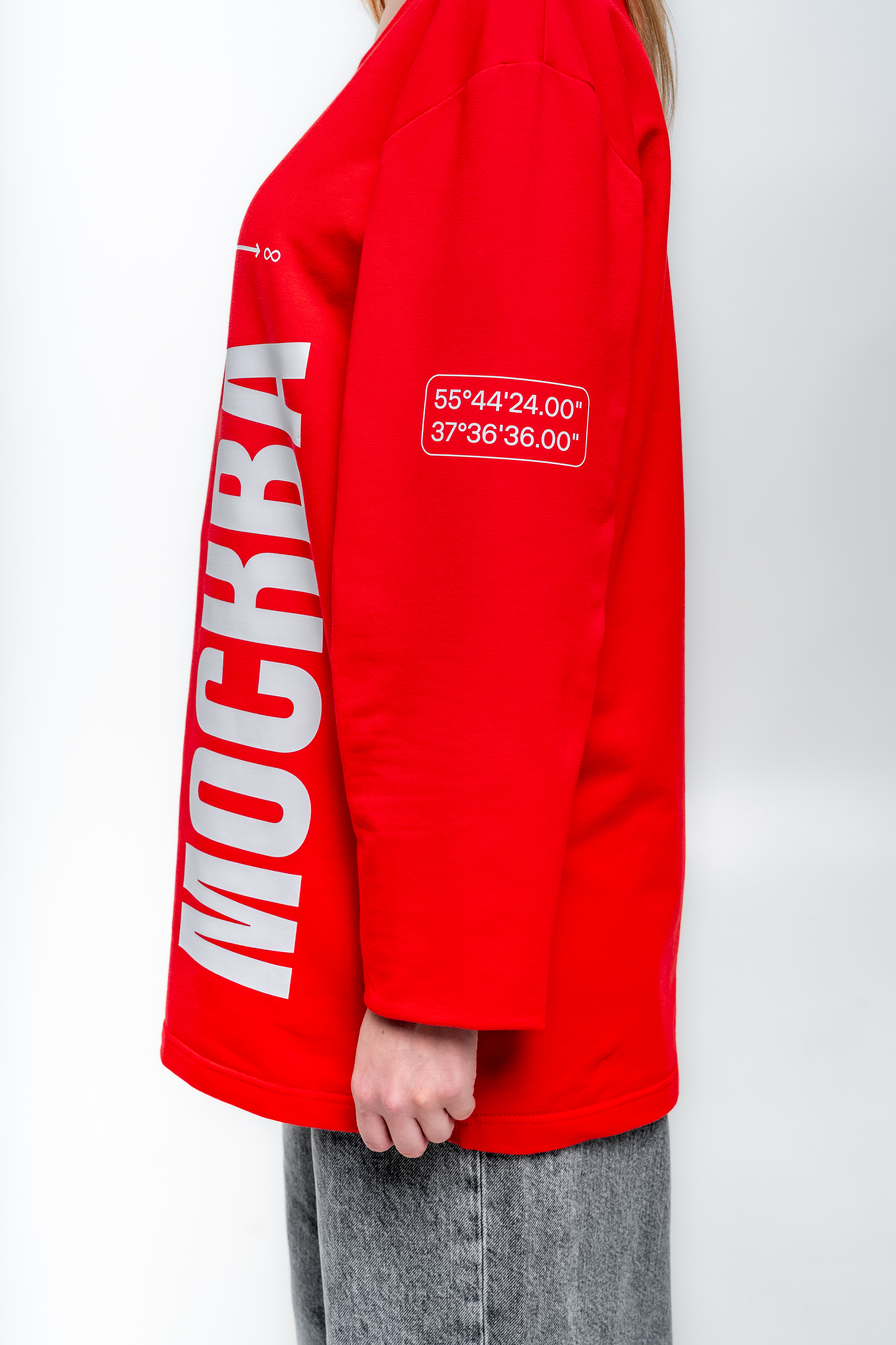 Красный лонгслив - Изображение 11