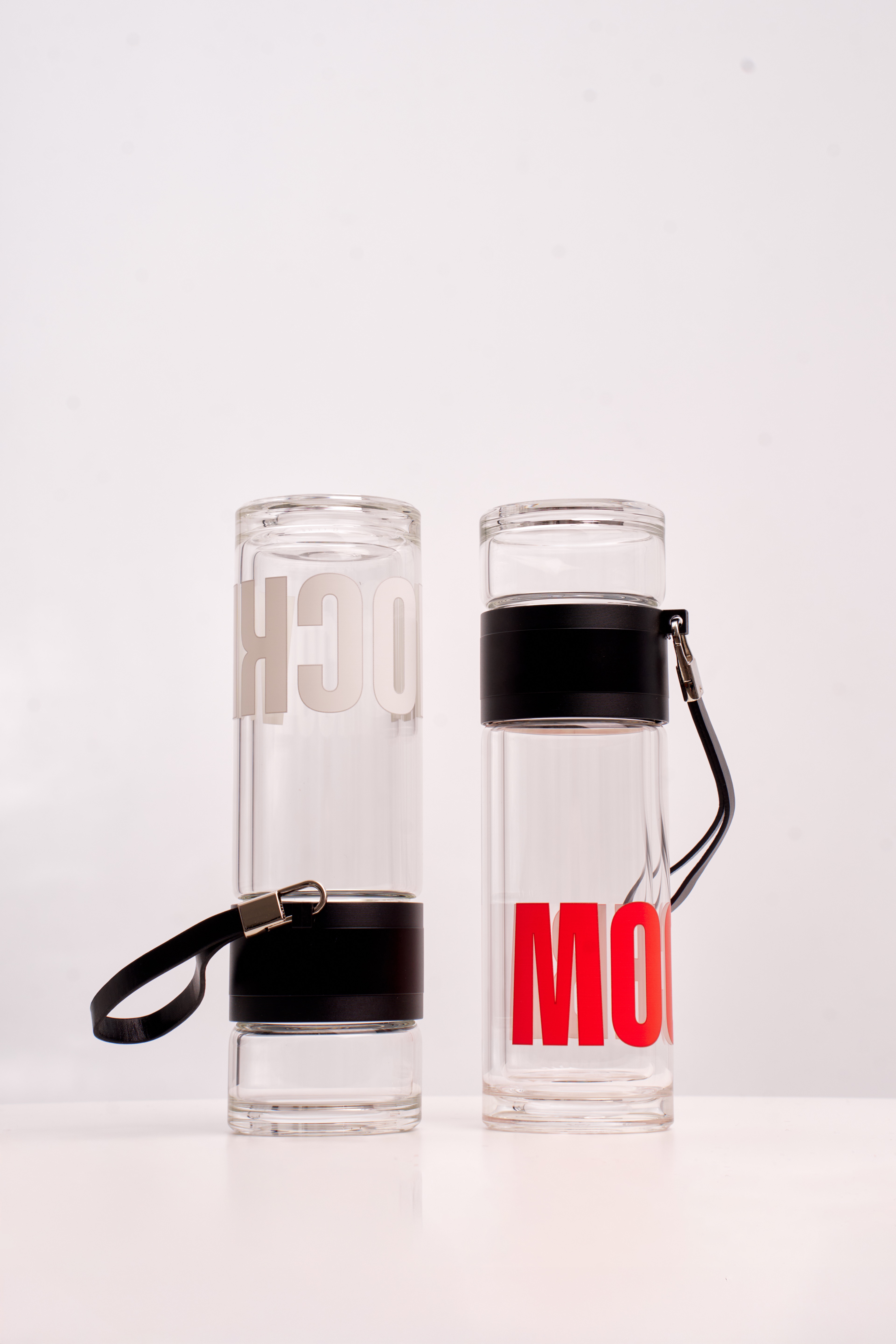 Термобутылка стекляная с белым логотипом - Изображение 6