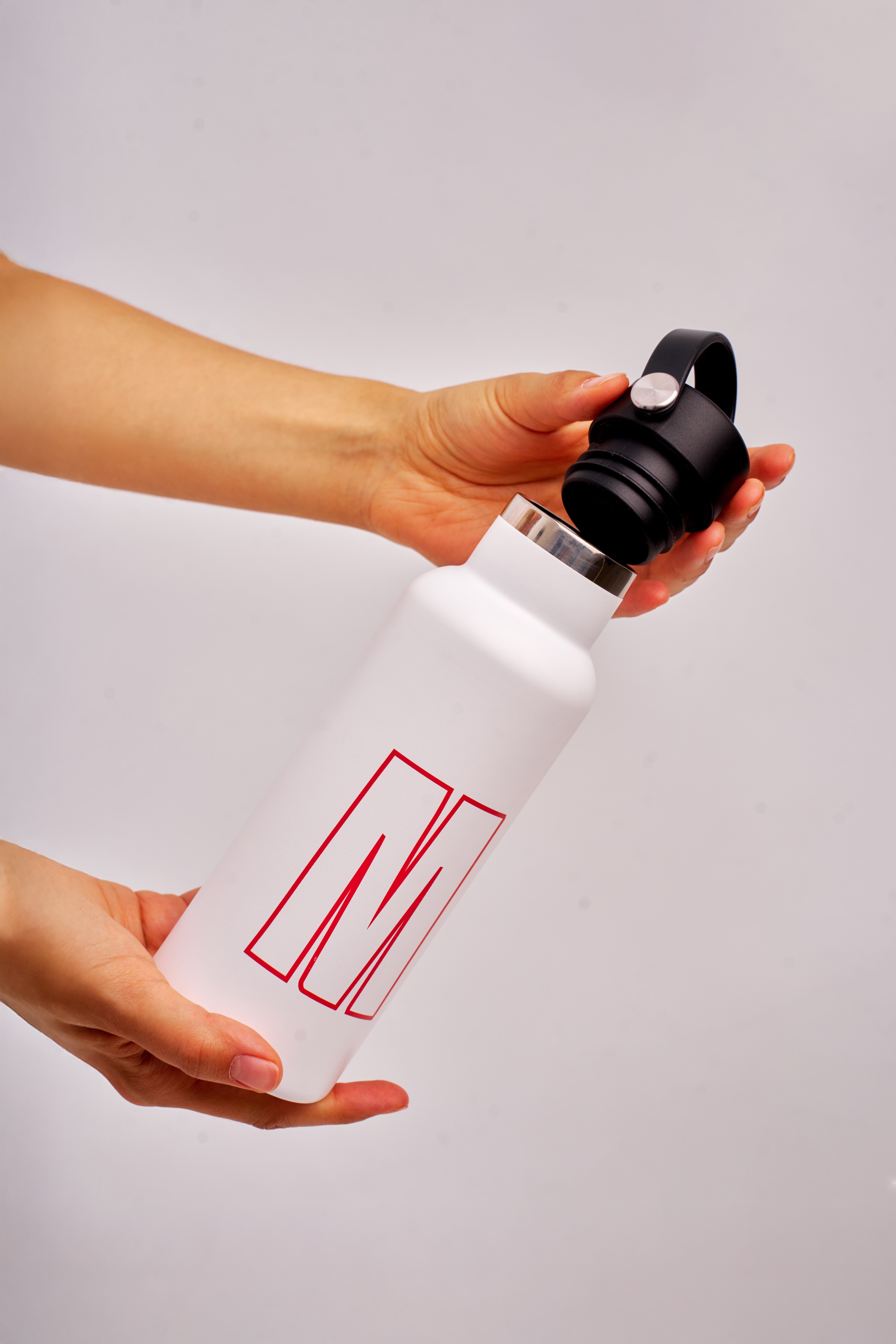 Термобутылка белая, 500 мл