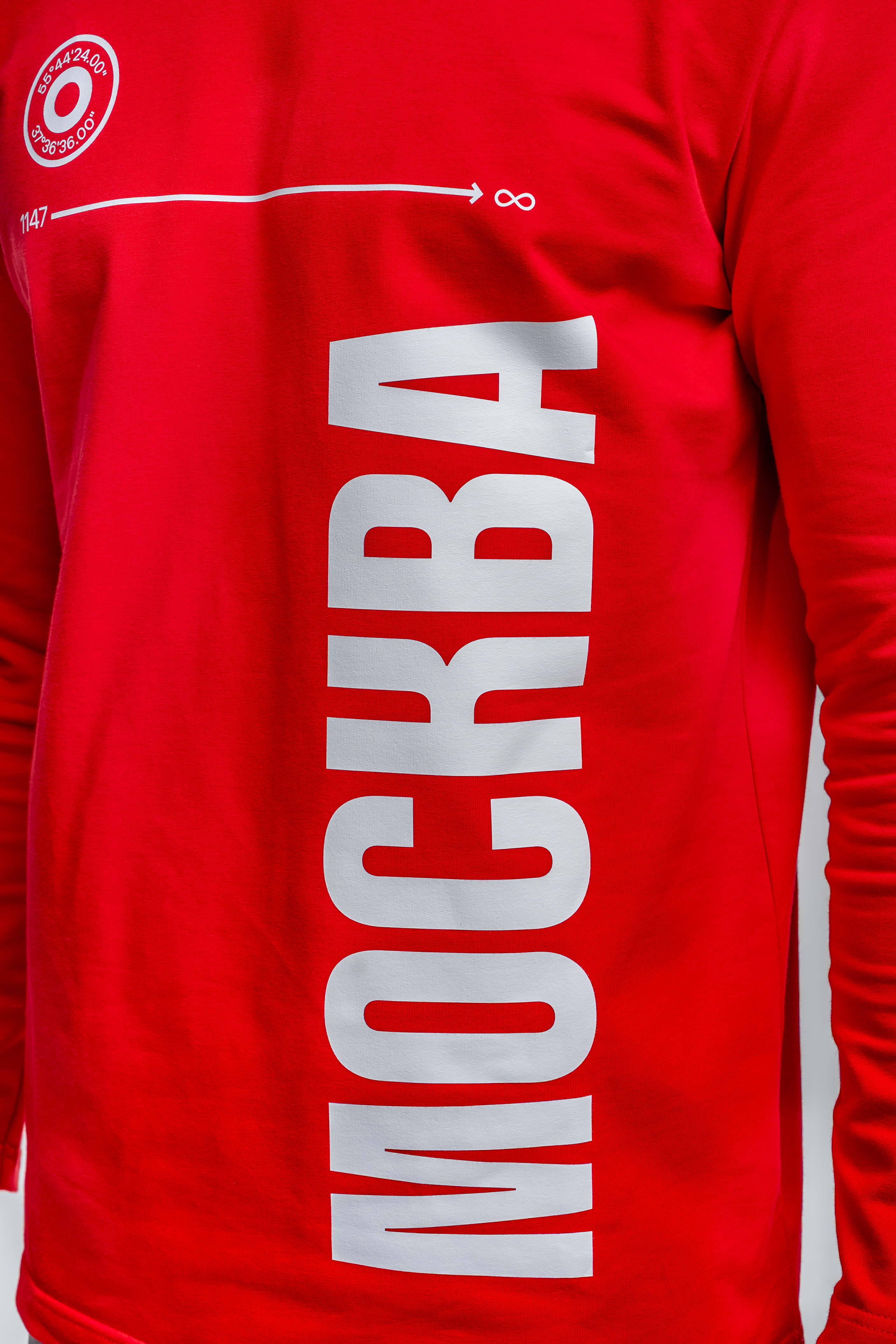 Красный лонгслив - Изображение 7