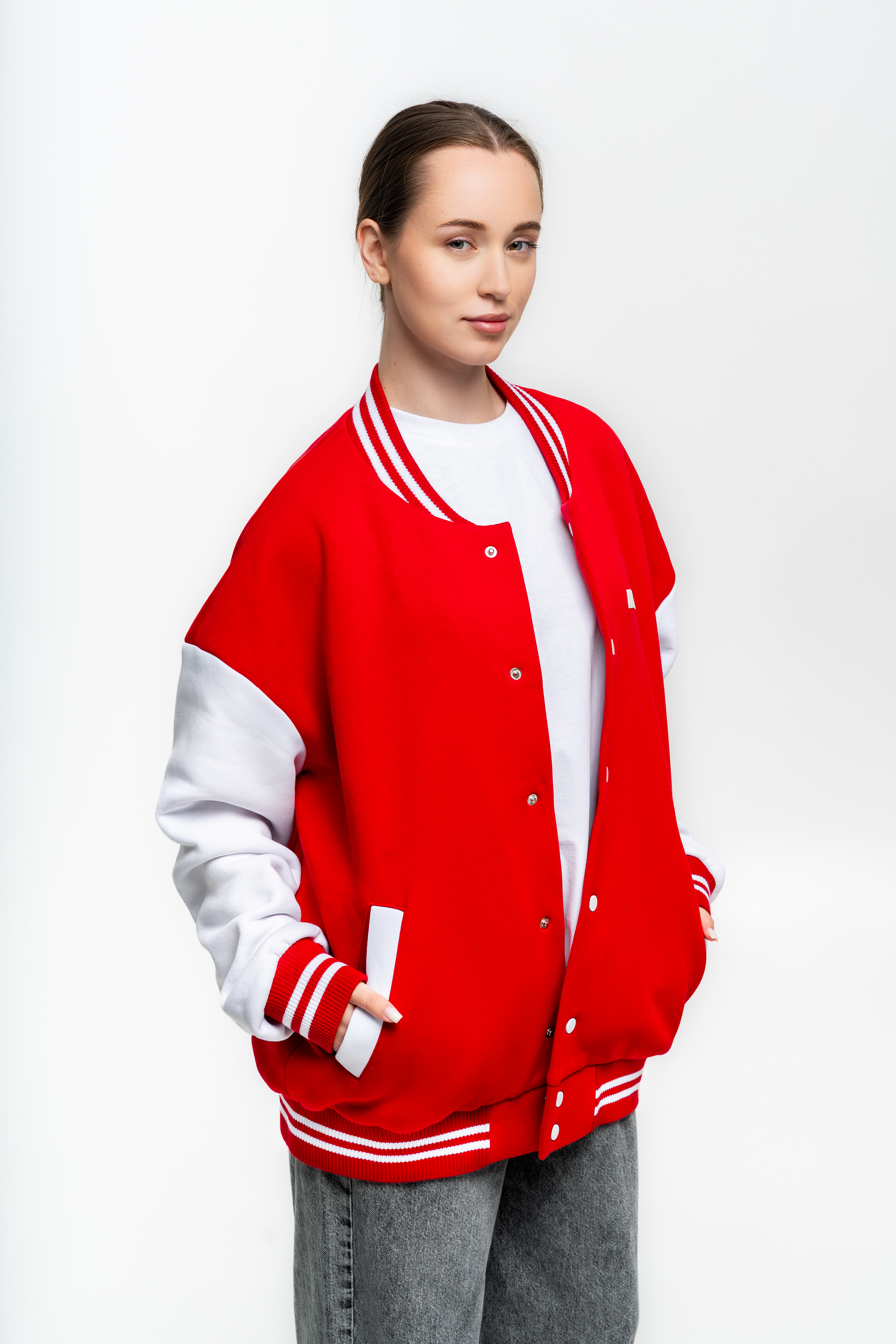 Бомбер красный - Изображение 11