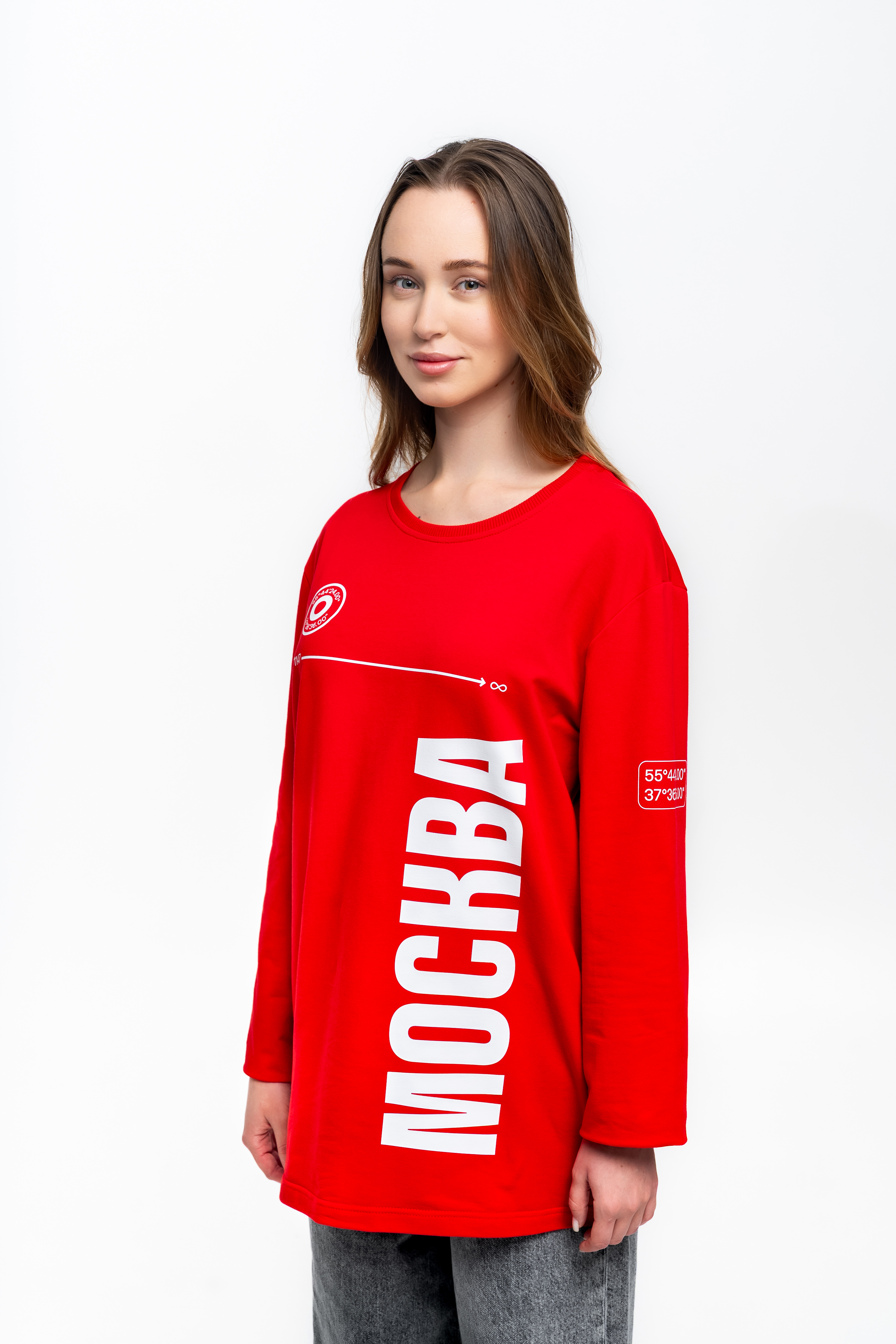 Красный лонгслив - Изображение 9