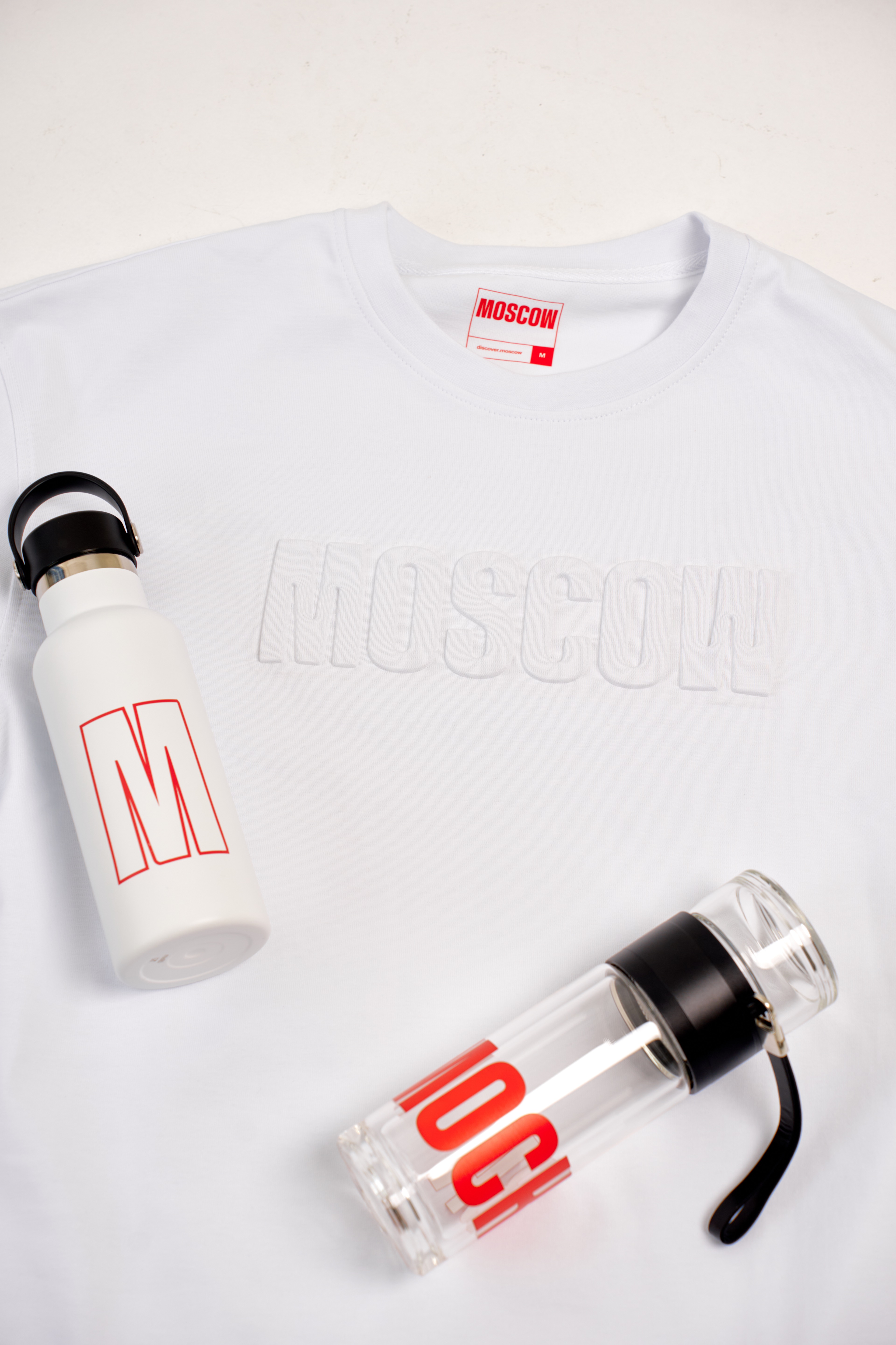 Термобутылка стекляная с красным логотипом - Изображение 5