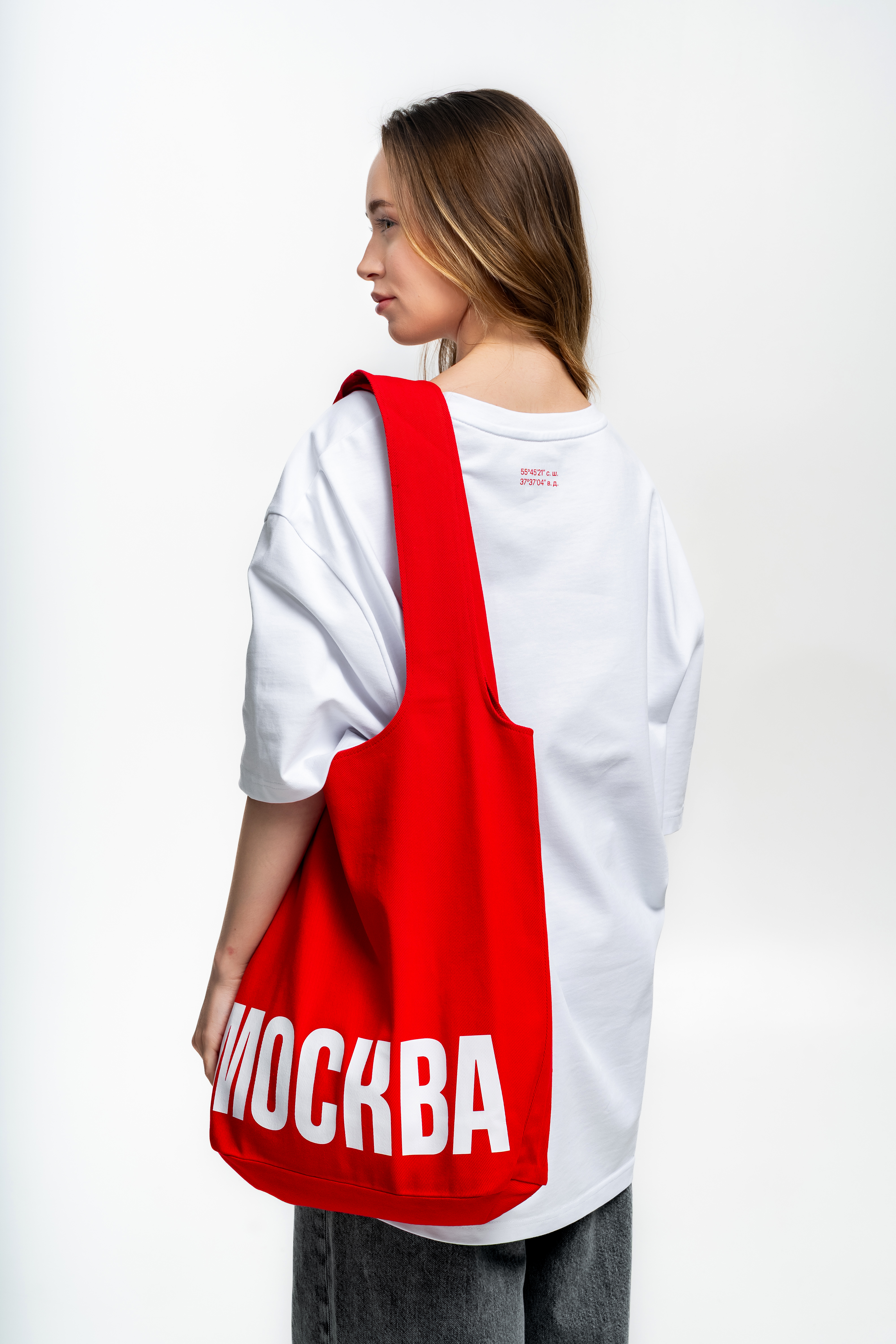 Сумка-тоут красная - Изображение 6