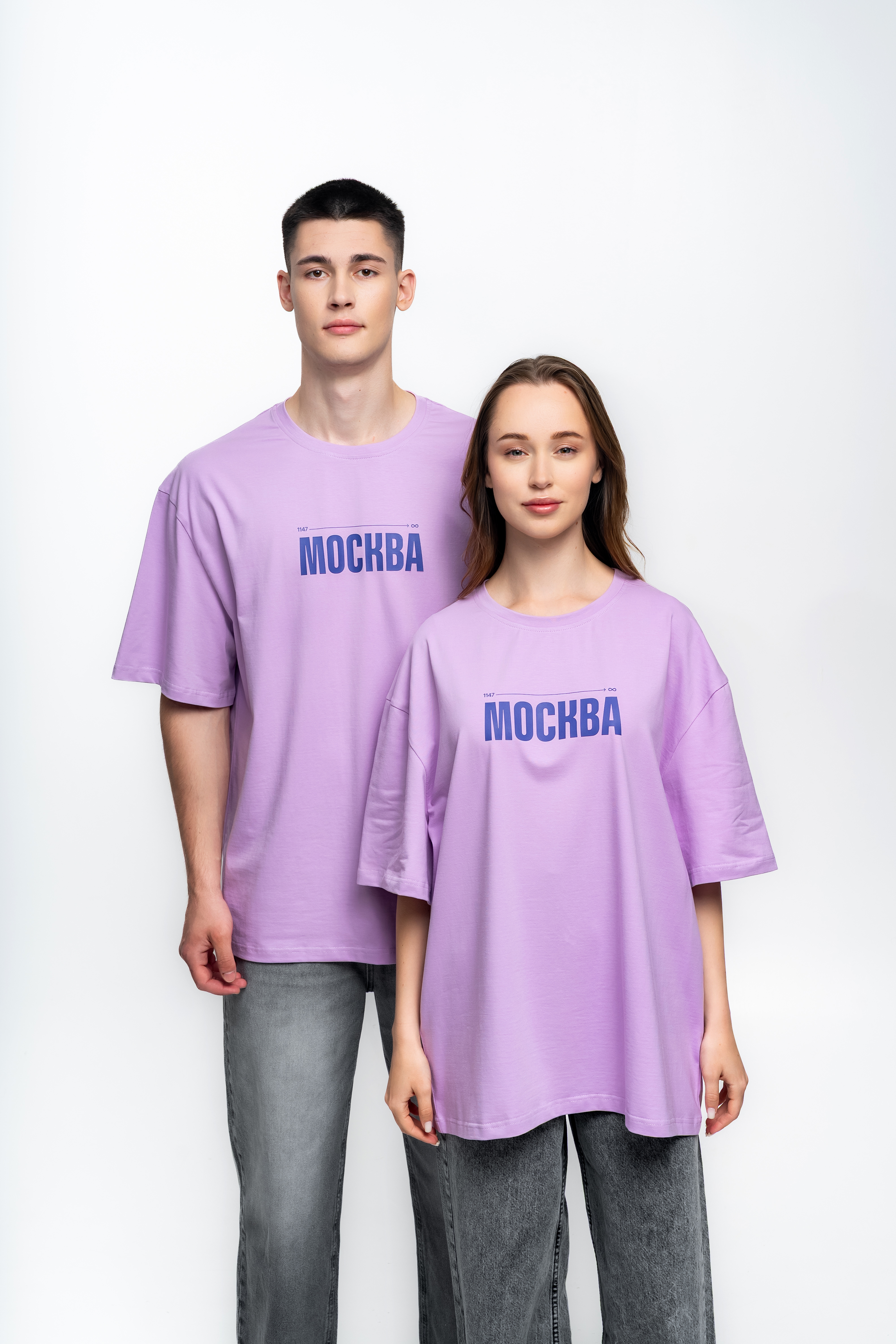 Сиреневая футболка с фиолетовым логотипом - Изображение 10