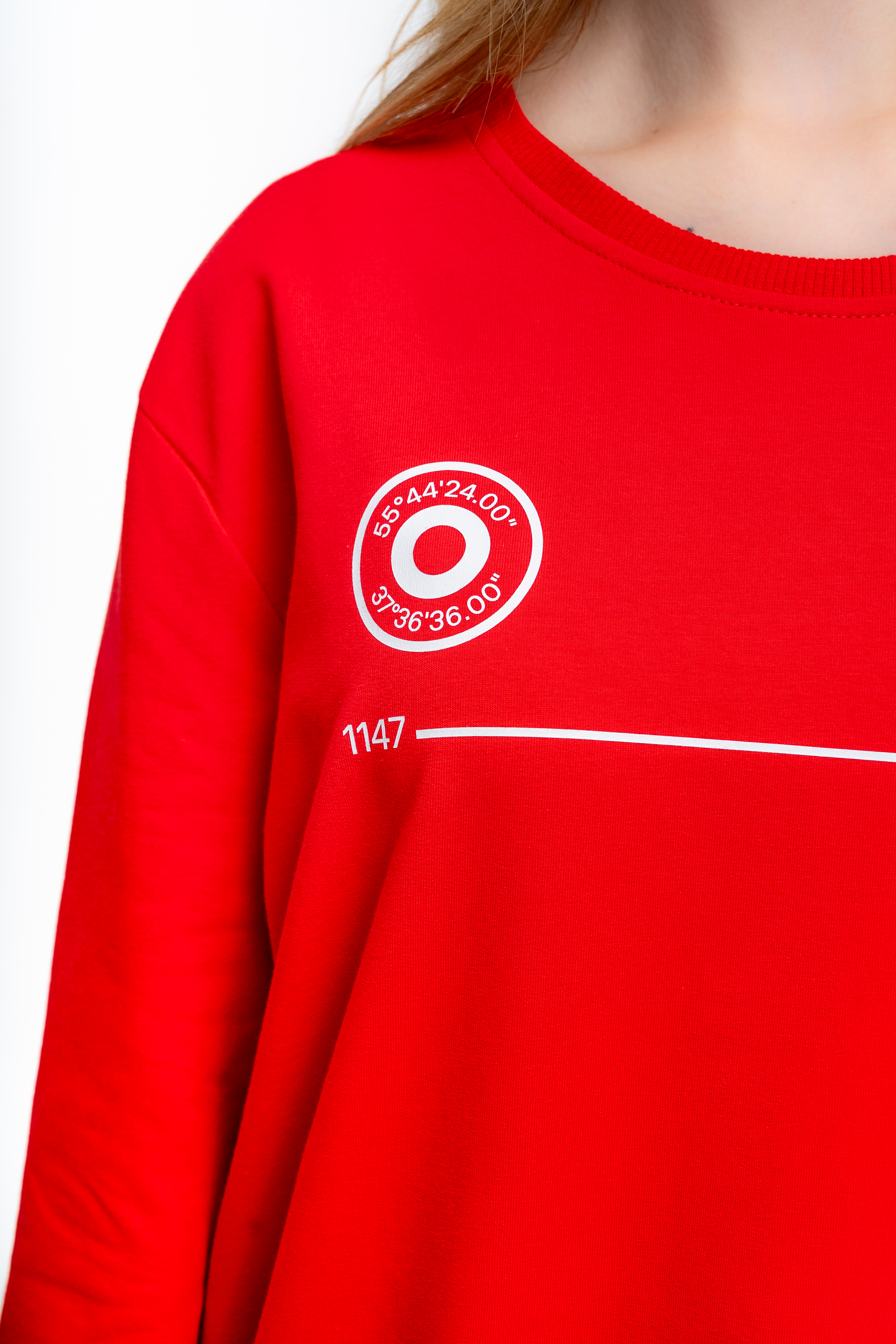 Красный лонгслив - Изображение 10