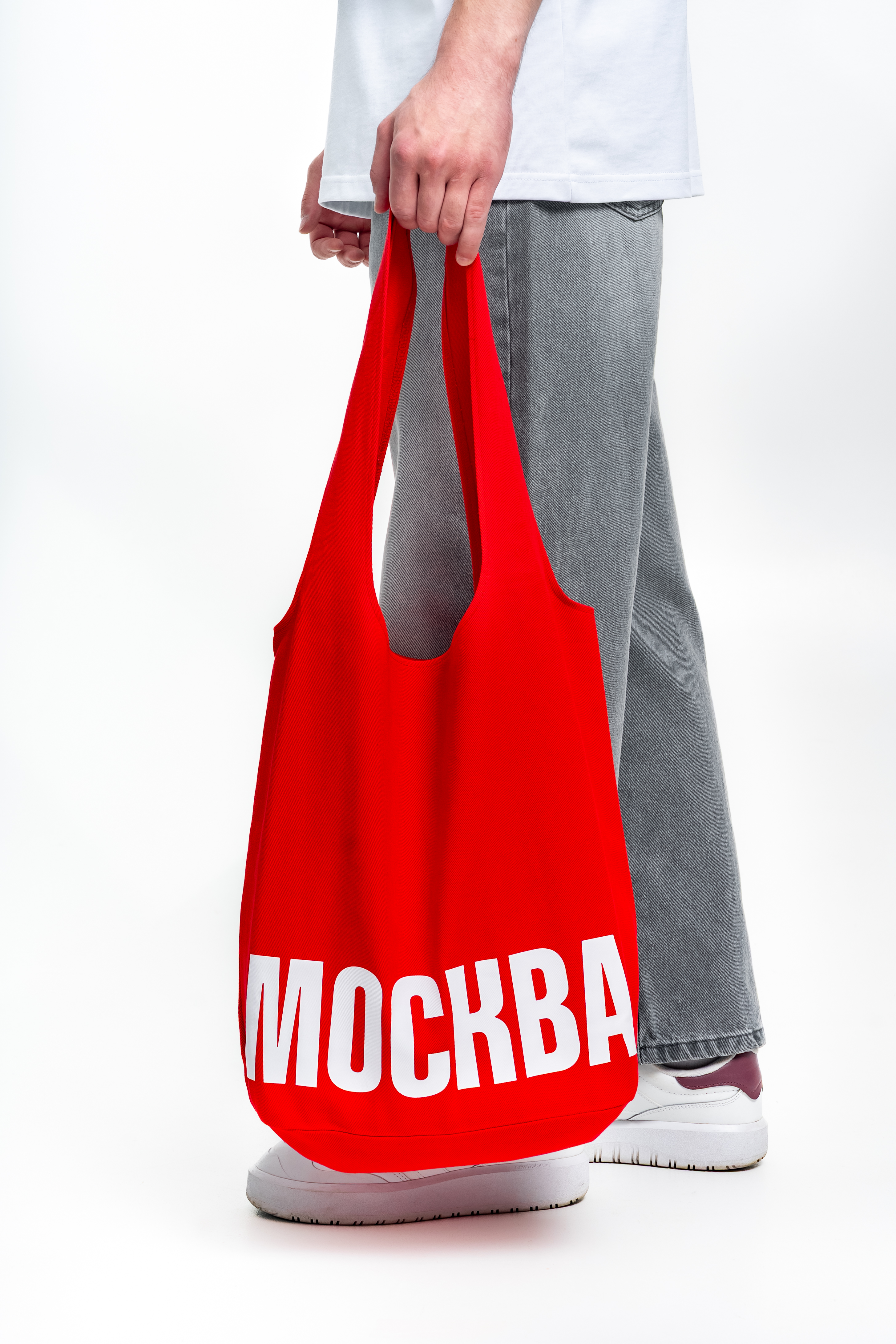 Сумка-тоут красная